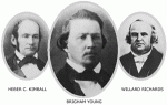 Brigham Young Heber Kimball Willard Richards